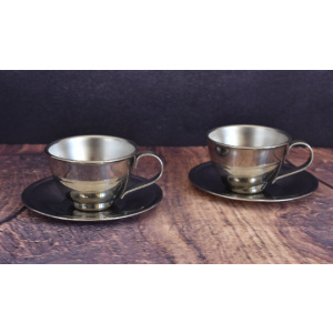 Metal Espressso Cup Set of 2, 1960s