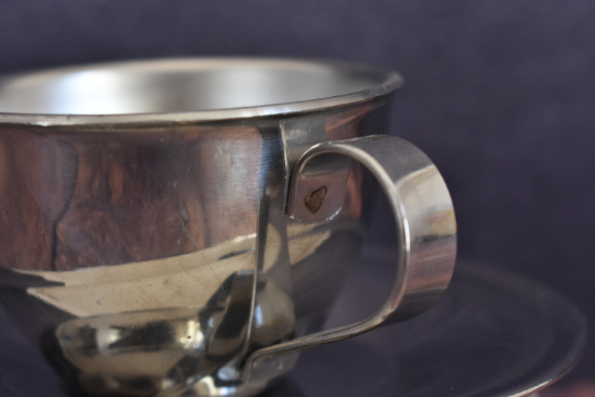 Metal Espressso Cup Set of 2, 1960s