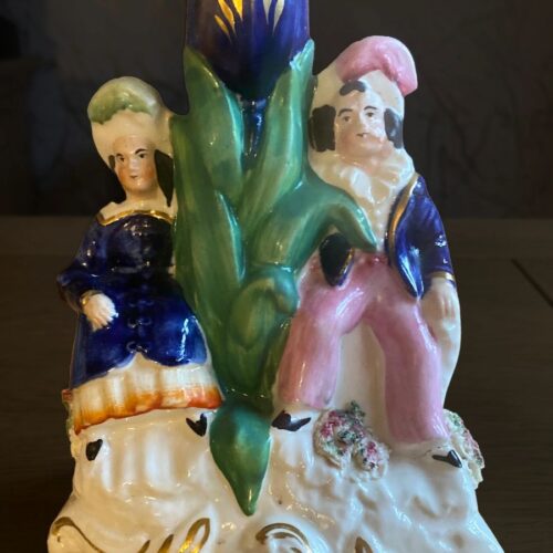 English Staffordshire spill vase circa 1850-60
