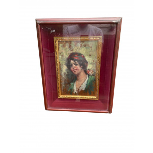 Painting Of A Italian girl from Naples