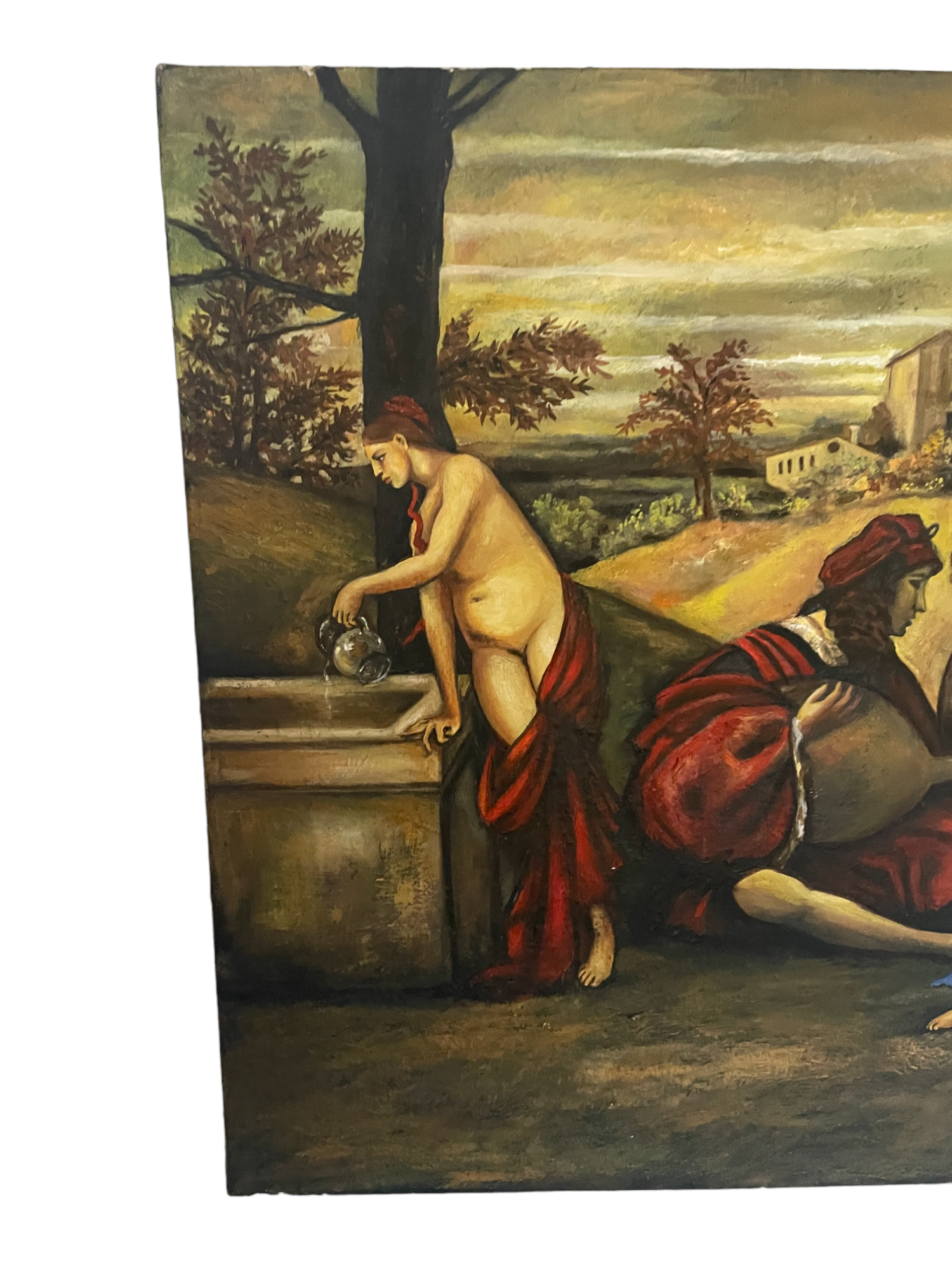 vintage old master painting after Titian