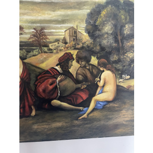 vintage old master painting after Titian