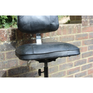 Tan Sad 1960’s Vintage Industrial Swivel Chair