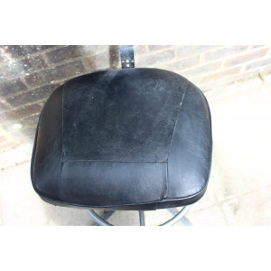 Tan Sad 1960’s Vintage Industrial Swivel Chair