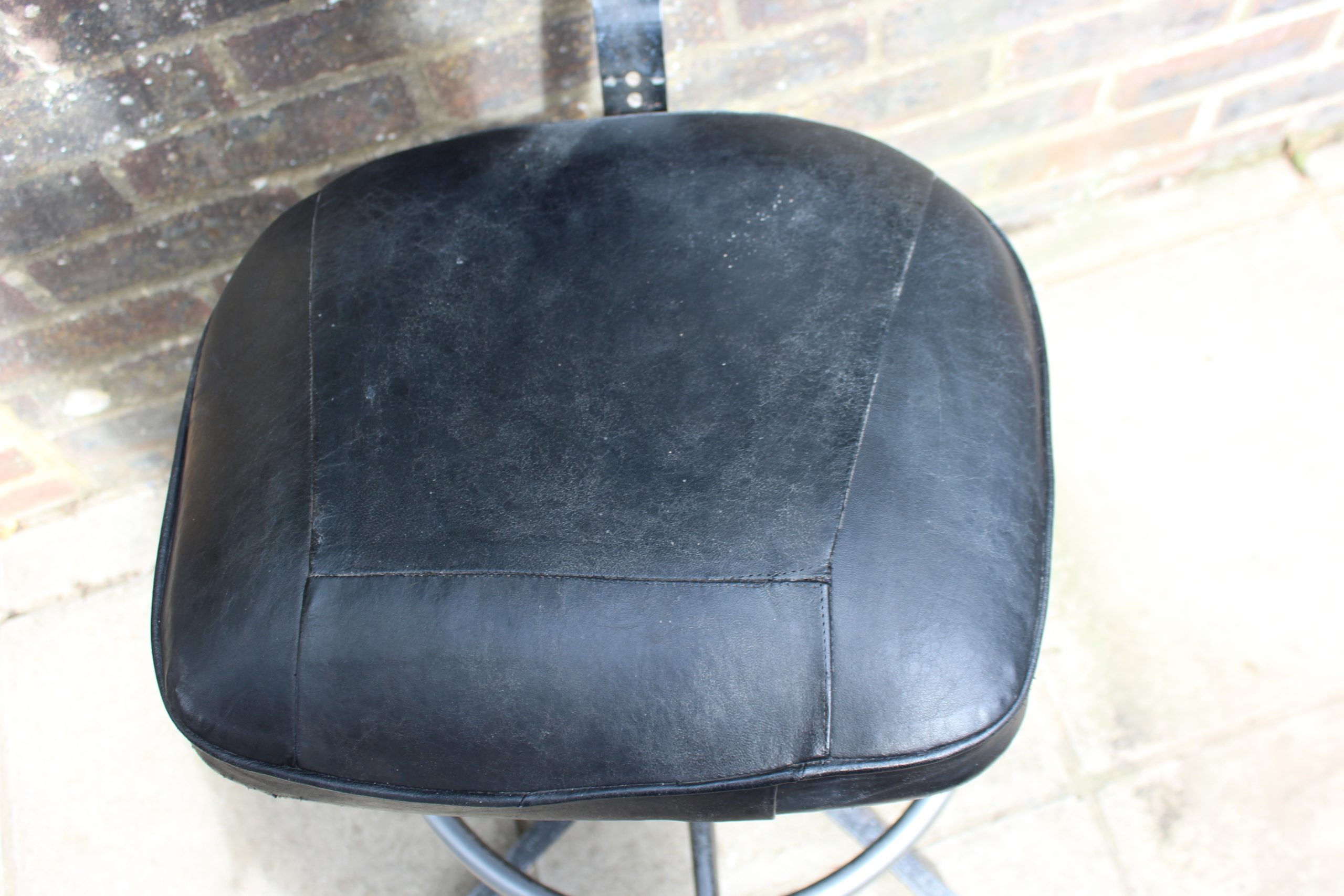 Tan Sad 1960’s Vintage Industrial Swivel Chair