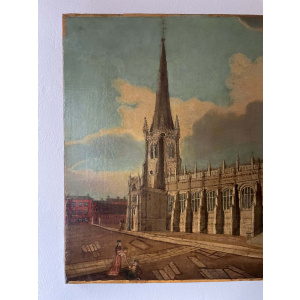 Early 19th century painting of Wakefield Yorkshire