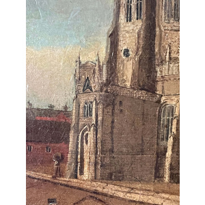 Early 19th century painting of Wakefield Yorkshire