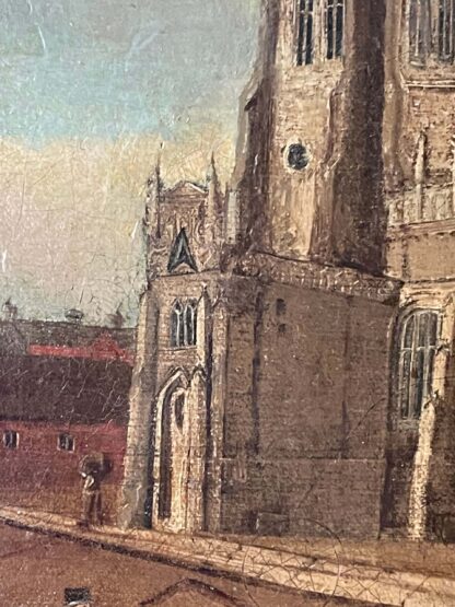 Early 19th century painting of Wakefield Yorkshire - Image 10