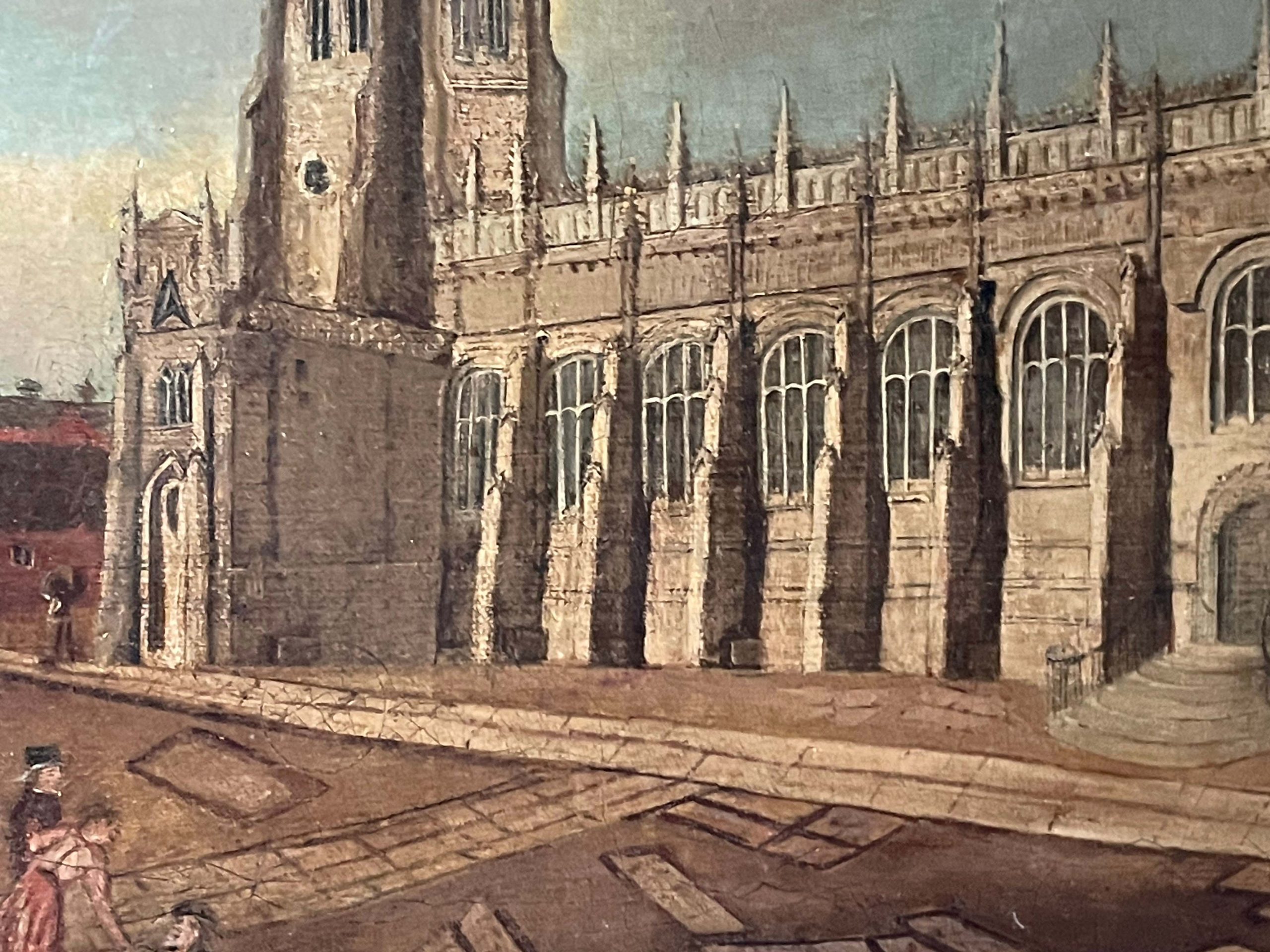 Early 19th century painting of Wakefield Yorkshire