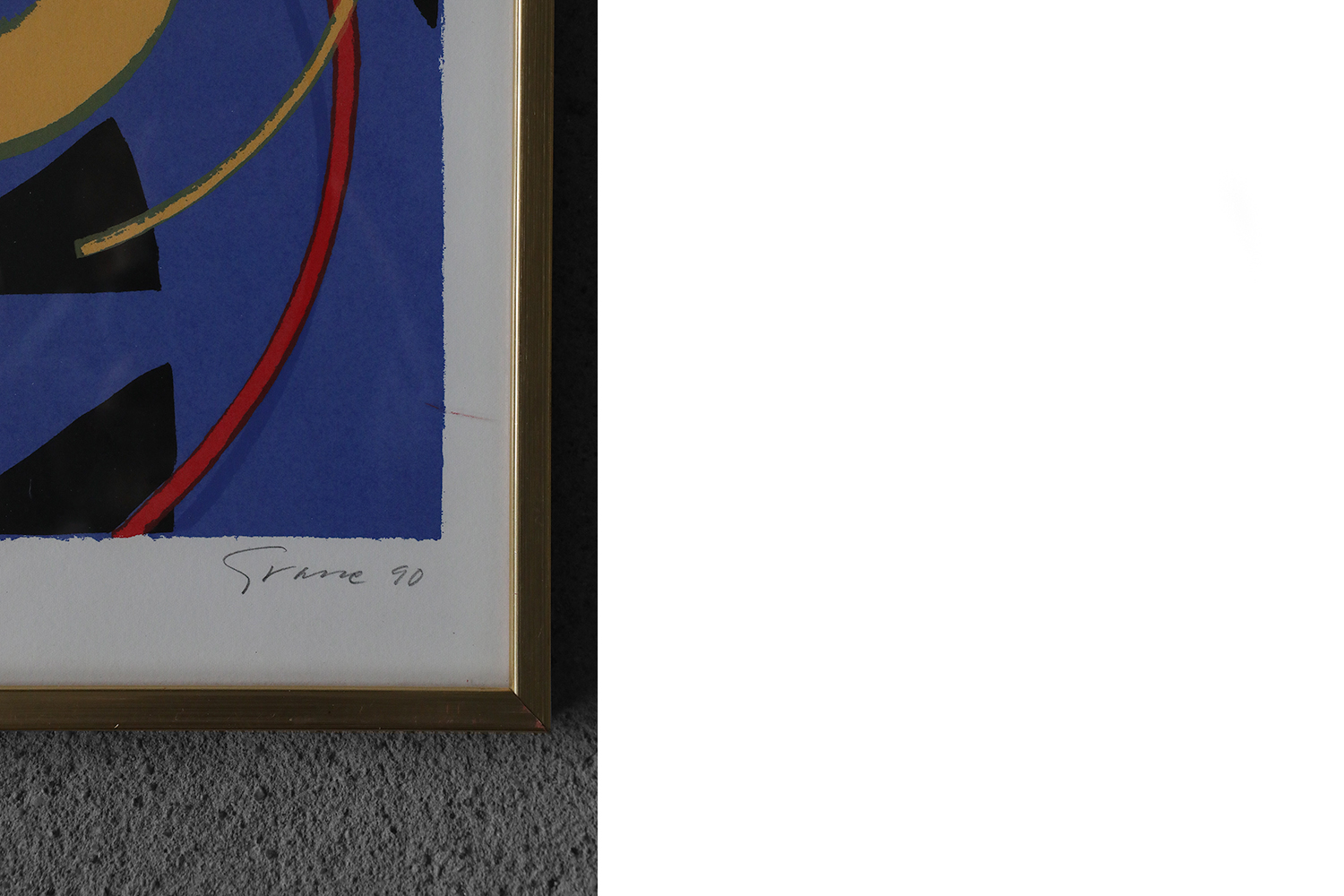 Knut Grane, Manhattan Swing, Color Lithograph, 1990, Framed
