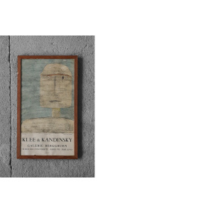 Original Exhibition Poster Klee & Kandinsky, Galerie Berggruen by Jacomet, Paris, 1960s, Framed