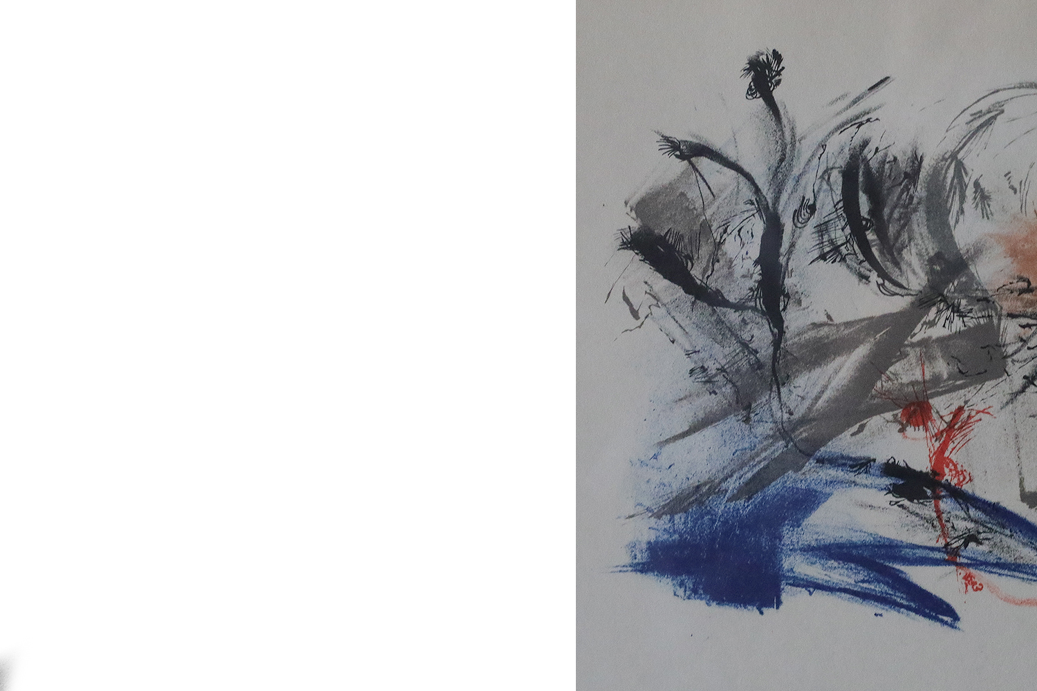 Paul Holsby, Color Lithograph, 1962, Framed