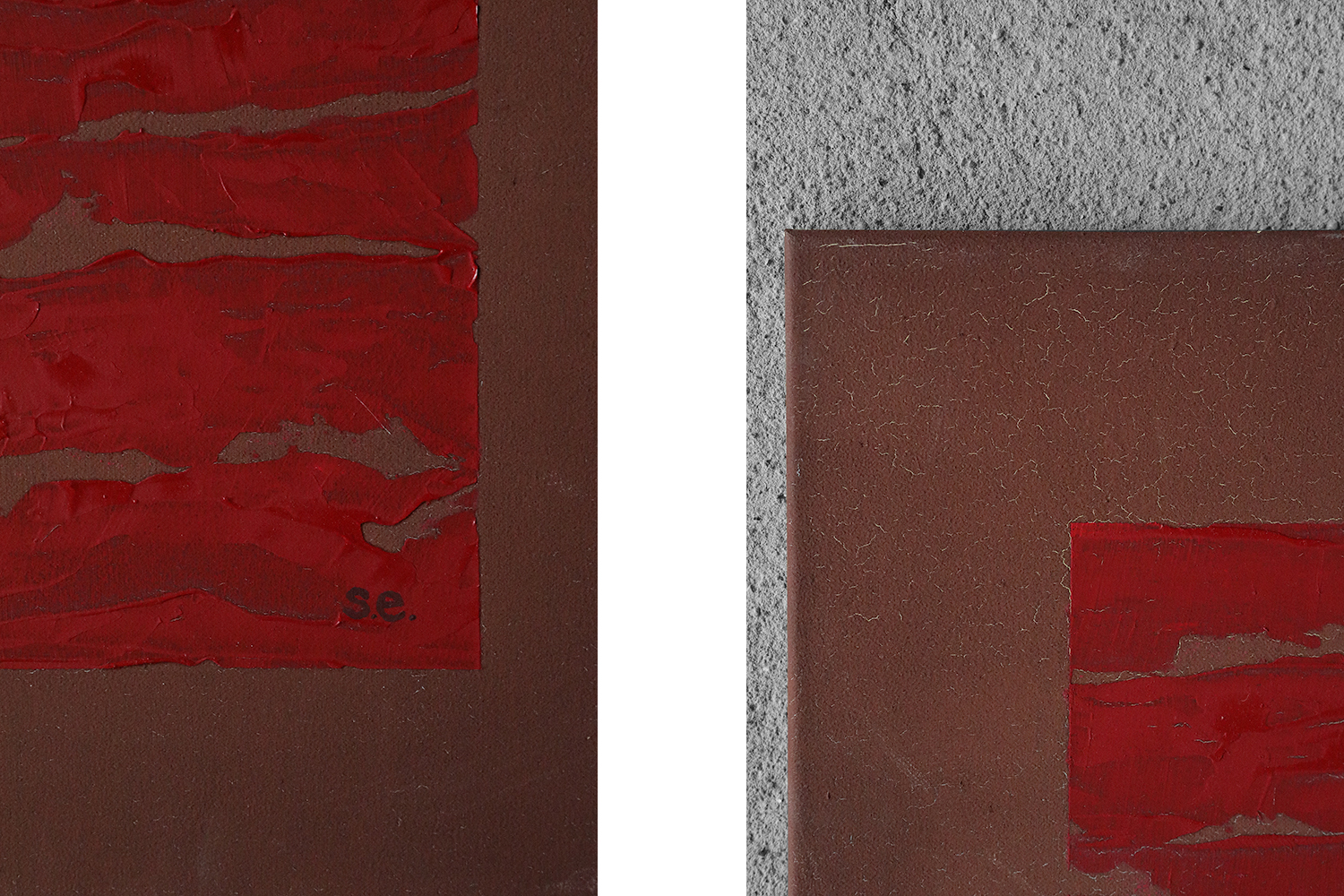 Ewa Söderström, Fyra årstiderna, Series of 4 Oil Paintings on Canvas