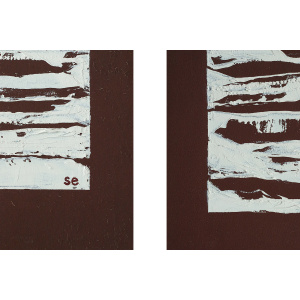 Ewa Söderström, Fyra årstiderna, Series of 4 Oil Paintings on Canvas