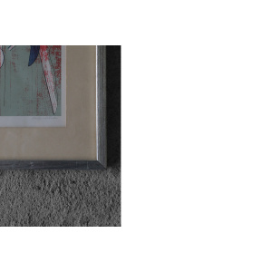 Anders Österlin, Komposition, Color lithograph, Framed