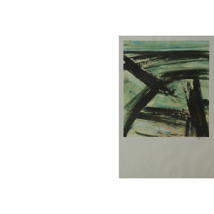Frans Minnaert, Composition, Color lithograph on Simili Japon Paper, 1990s, Framed