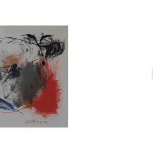 Paul Holsby, Color Lithograph, 1962, Framed