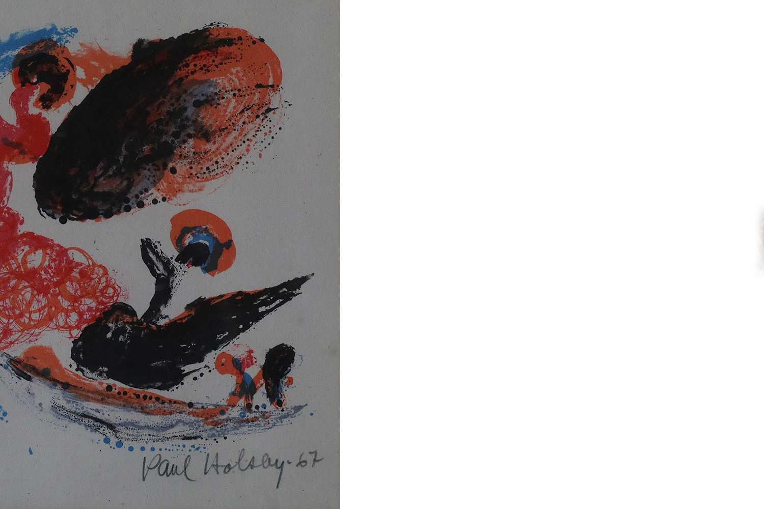 Paul Holsby, Spansk dans, Color Lithograph, 1967, Framed