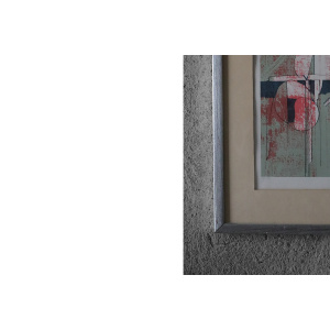 Anders Österlin, Komposition, Color lithograph, Framed