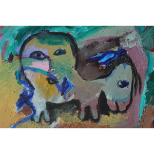 Lennart Lilja, Oil on Canvas, 1950s