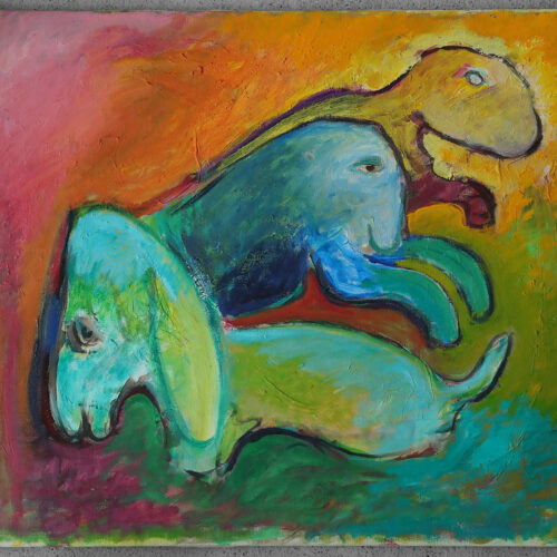 Lennart Lilja, Oil on Canvas, 1950s