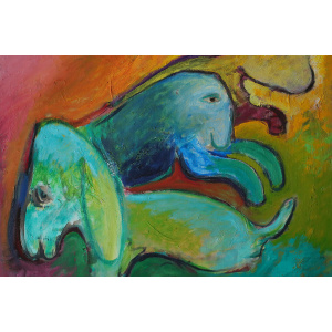 Lennart Lilja, Oil on Canvas, 1950s