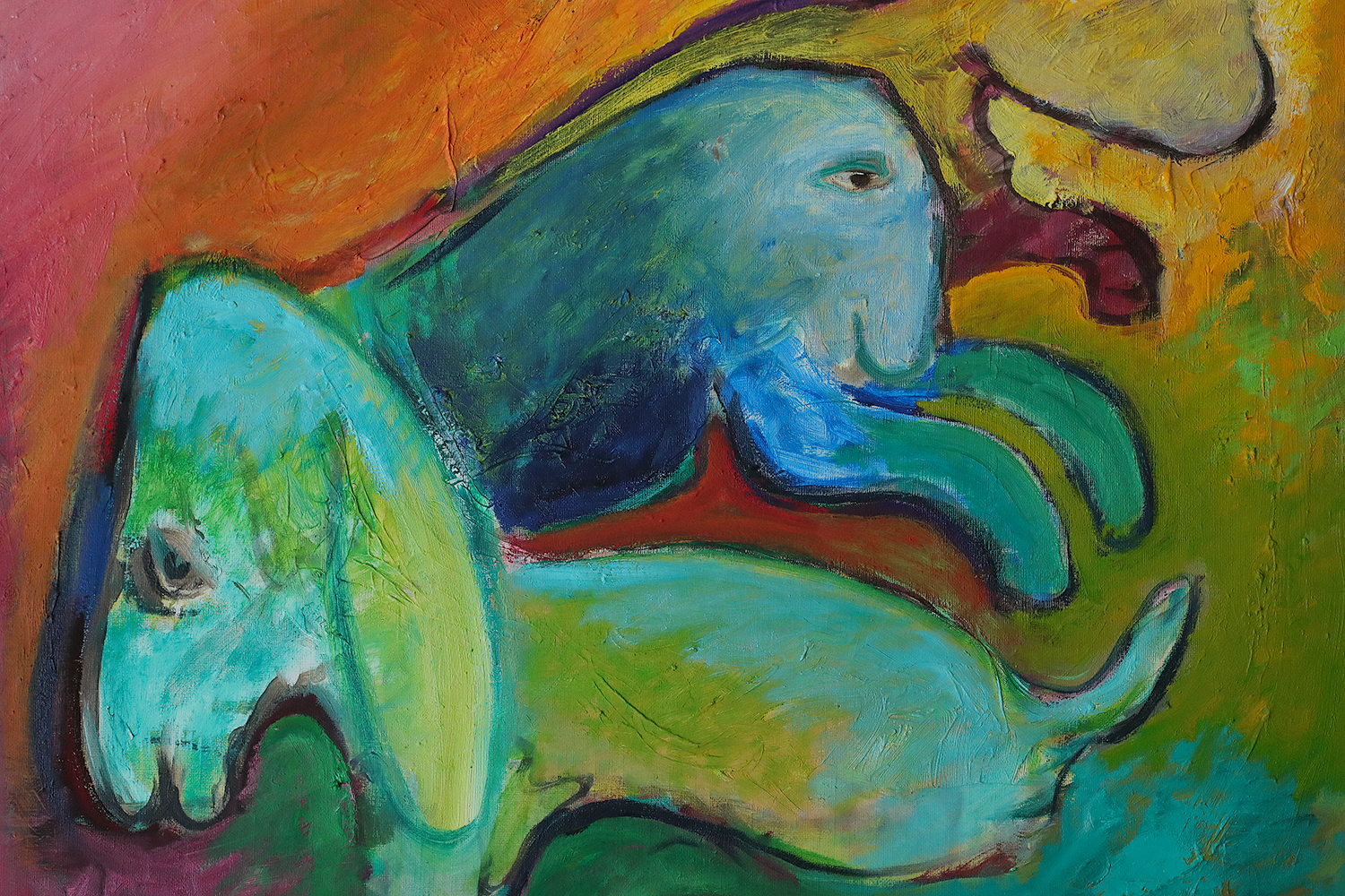 Lennart Lilja, Oil on Canvas, 1950s