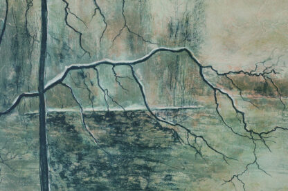 Bernard Gantner, Lac Hivernal Aux Voges, Lithograph on Woven Paper, 1970s - Image 2