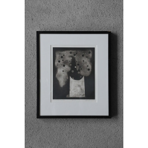 Bertil Lundberg, Bukett, Etching, 1980, Framed
