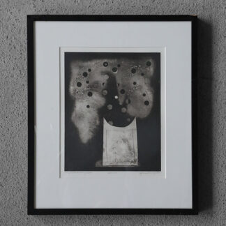 Bertil Lundberg, Bukett, Etching, 1980, Framed