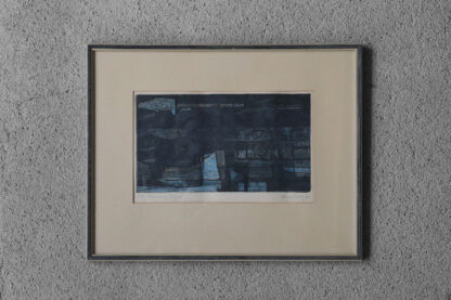Bertil Lundberg, Komposition, Etching, 1962, Framed