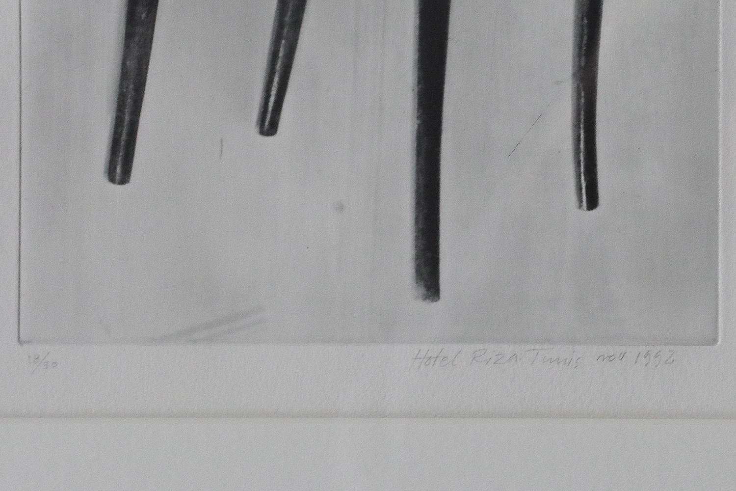 Pär Broman, Hotel Ritz Tunis, Photo etching, 2001