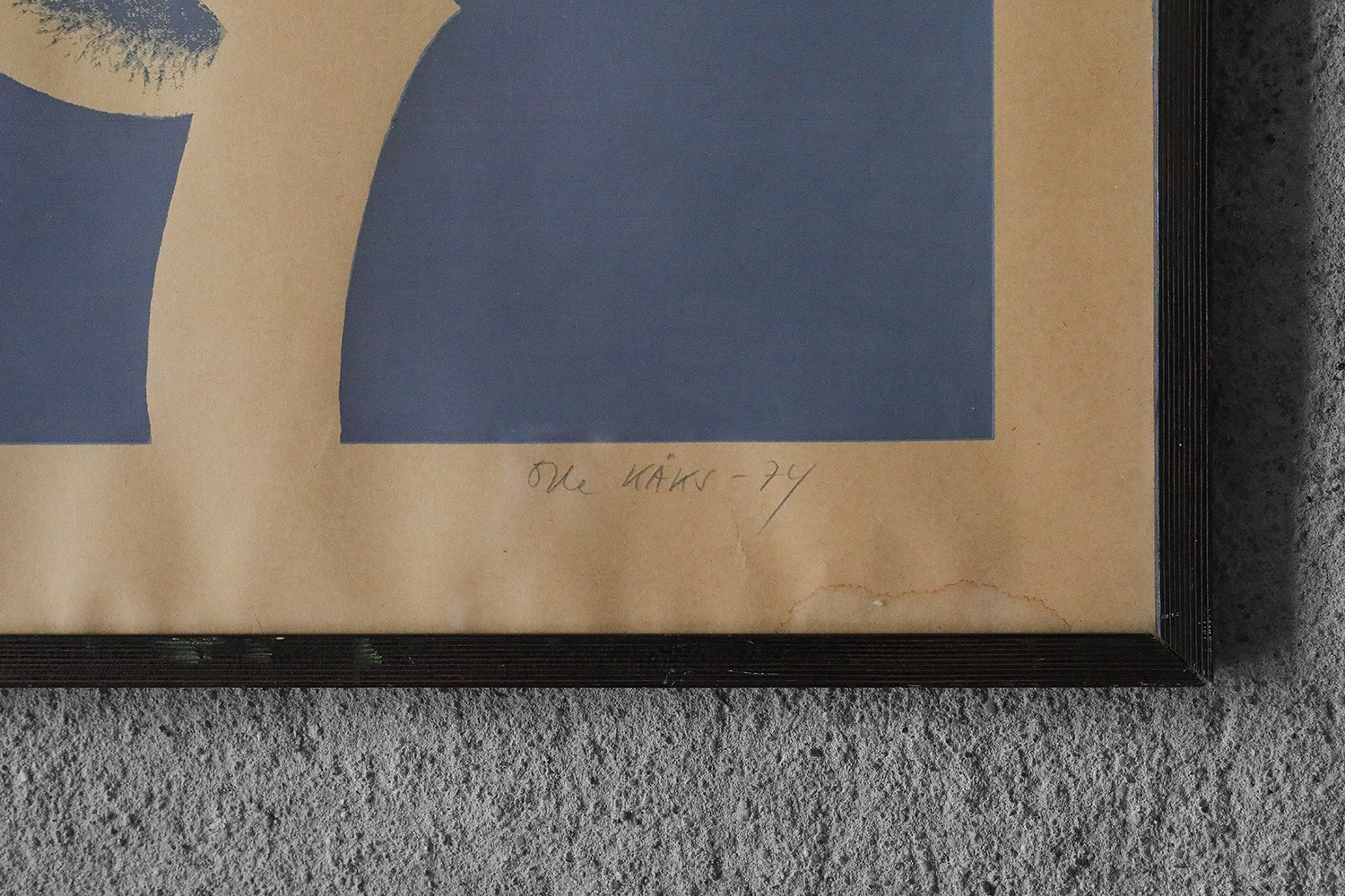 Olle Kåks, Composition, Lithography, 1974, Framed