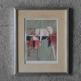 Anders Österlin, Komposition, Color lithograph, Framed