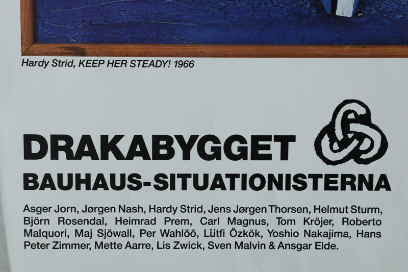 Poster from the Nordiskt 60-tal exhibition at Kulturhuset Stockholm, 1990