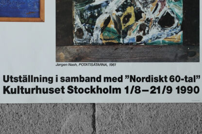 Poster from the Nordiskt 60-tal exhibition at Kulturhuset Stockholm, 1990 - Image 3