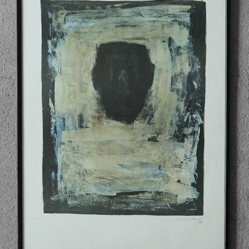 Alain Winance, Composition, Color lithograph, 1990s, Framed