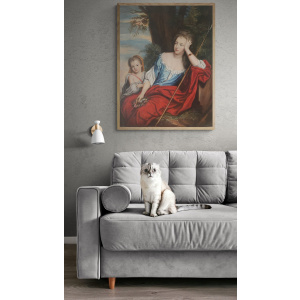 Sir Godfrey Kneller oil on panel Mrs Voss Catherine Kneller