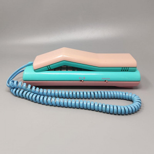 1980s (1989) Gorgeous Swatch Twin Phone "1st Model". Memphis Style