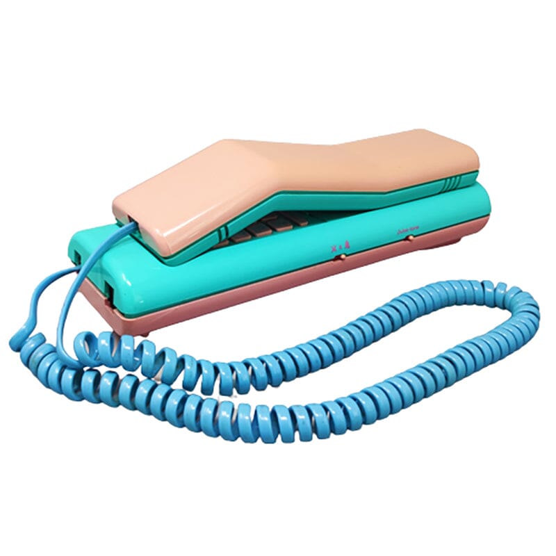 1980s (1989) Gorgeous Swatch Twin Phone "1st Model". Memphis Style
