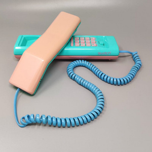 1980s (1989) Gorgeous Swatch Twin Phone "1st Model". Memphis Style