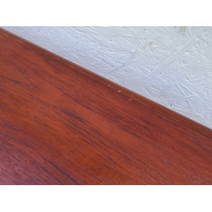 Long, Mid Century Dark Wood Coffee Table