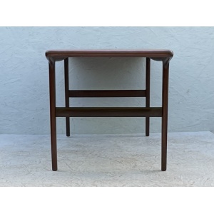 Long, Mid Century Dark Wood Coffee Table