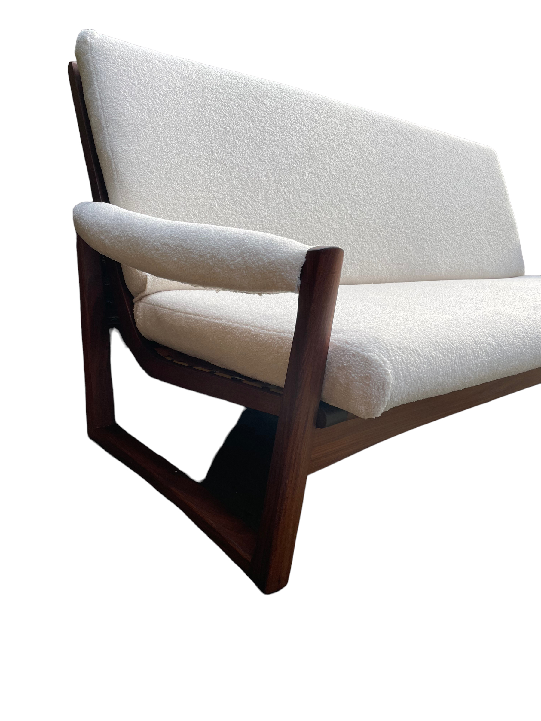 Midcentury Guy Rogers Virginia Teak Sofa