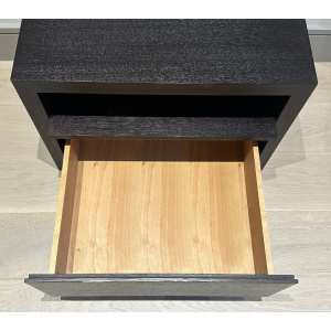 Contemporary Oak Custom Made Bedside Tables, 1990s