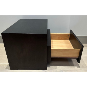 Contemporary Oak Custom Made Bedside Tables, 1990s