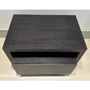 Contemporary Oak Custom Made Bedside Tables, 1990s