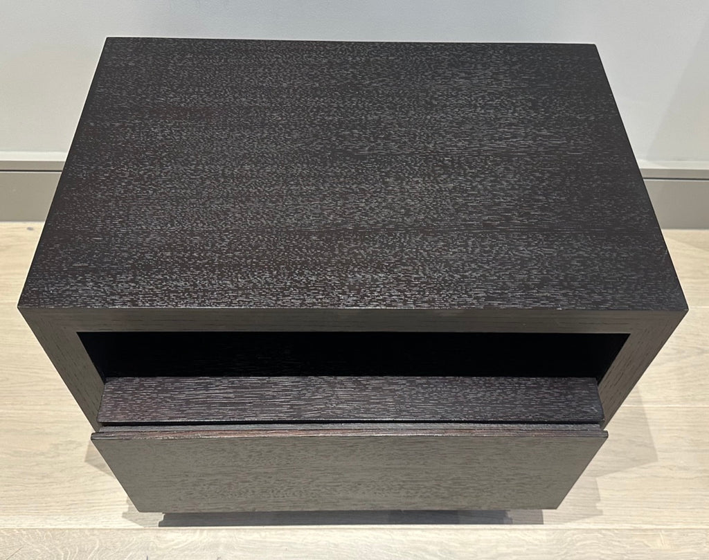 Contemporary Oak Custom Made Bedside Tables, 1990s