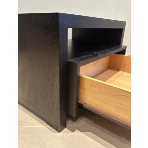Contemporary Oak Custom Made Bedside Tables, 1990s
