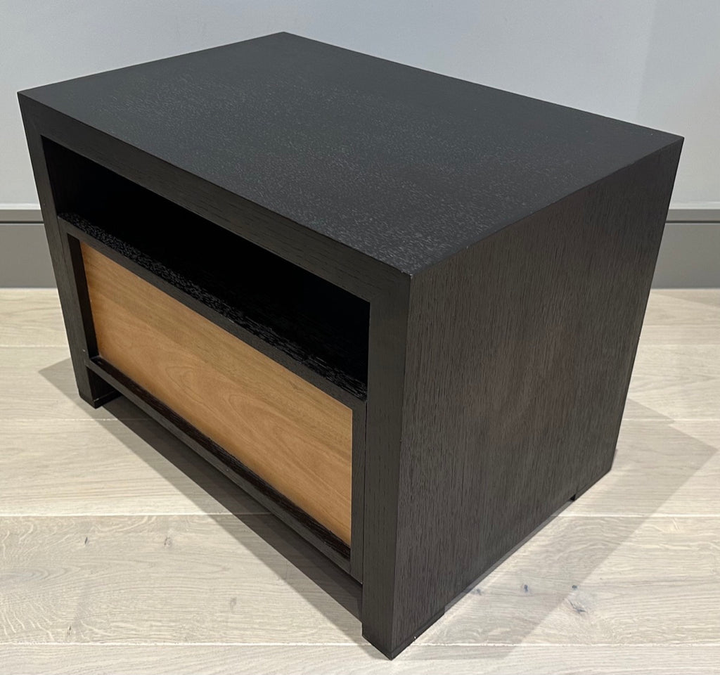 Contemporary Oak Custom Made Bedside Tables, 1990s